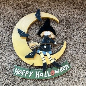Vintage Halloween door hanger